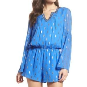Lilly Pulitzer Ariele Silk Romper, Size L